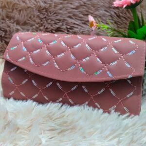 Elegant Women’s Sequin Quilted Chain Clutch Bag | Premium Shoulder & Crossbody Purse