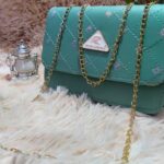 Royal Chaals Chain Sling Bag mint green